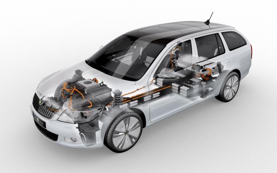  Skoda Octavia Green E-Line Concept 2010 года  (фото 22 из 46)